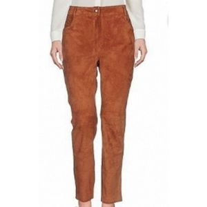 VNT Studio West leather high waisted pant